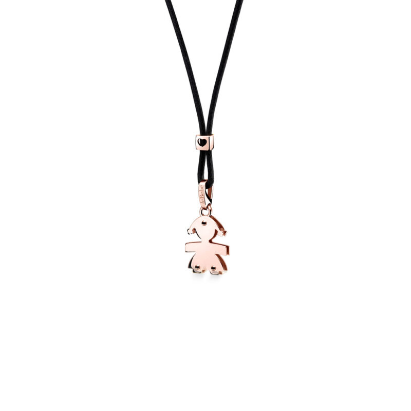 Ciondolo  I Cuccioli Bimba Oro rosa