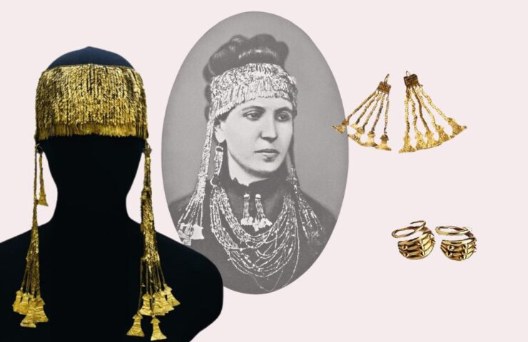 Collana Egiziana In Terracotta Del Nilo - Ispirata Ai Gioielli Dell'Antico Egitto, Stile Cleopatra E Nefertiti