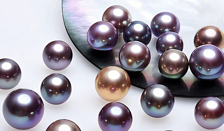 Esempio di perle Edison di vario colore